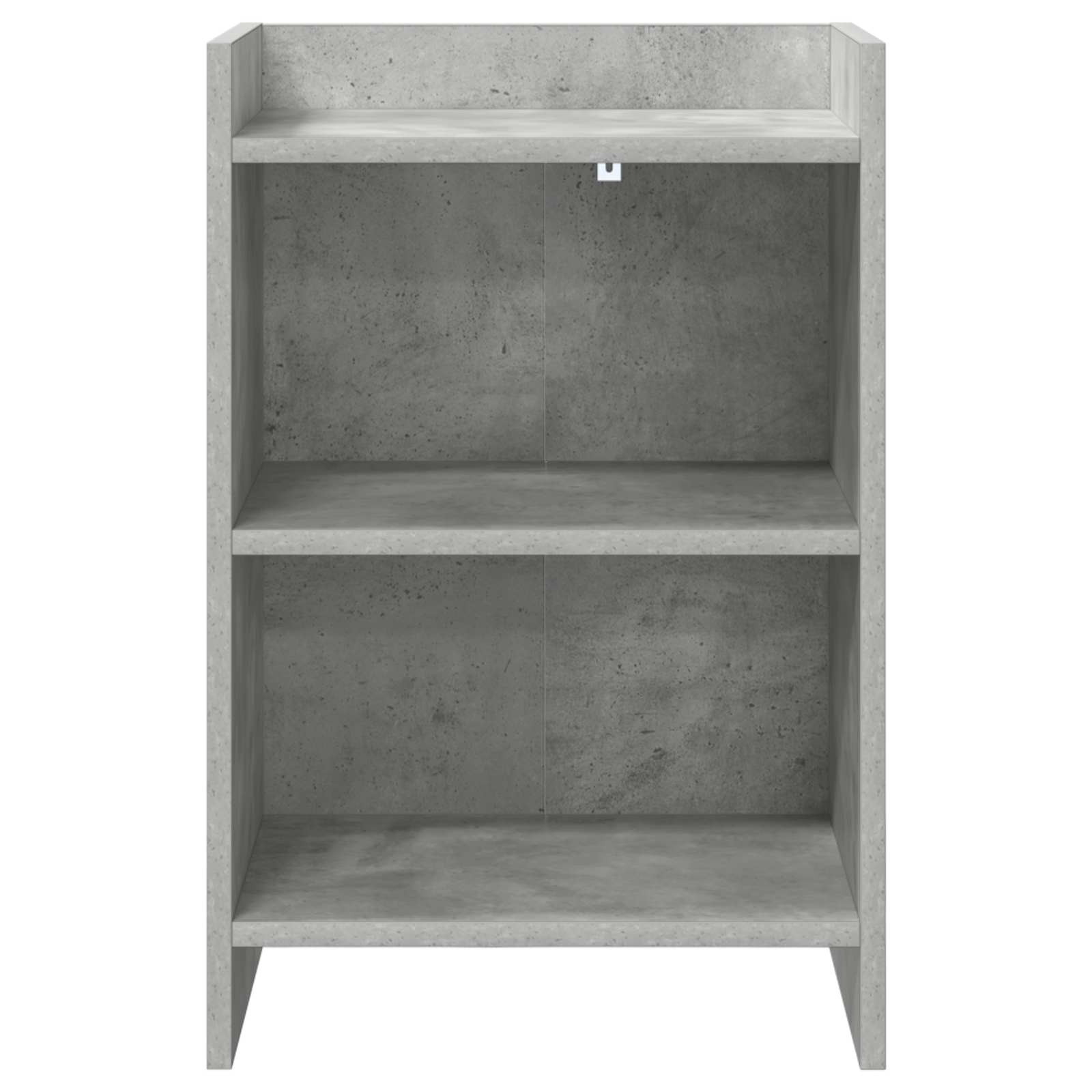 Κομοδίνα Γκρι Σκυροδέματος 40 x 30 x 60 cm Επεξεργασμένο Ξύλο