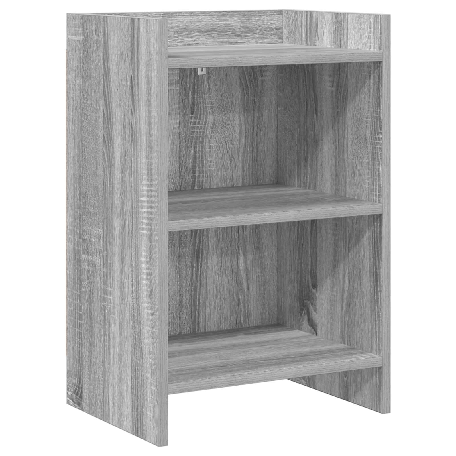 Κομοδίνα Γκρι Sonoma 40 x 30 x 60 cm Επεξεργασμένο Ξύλο