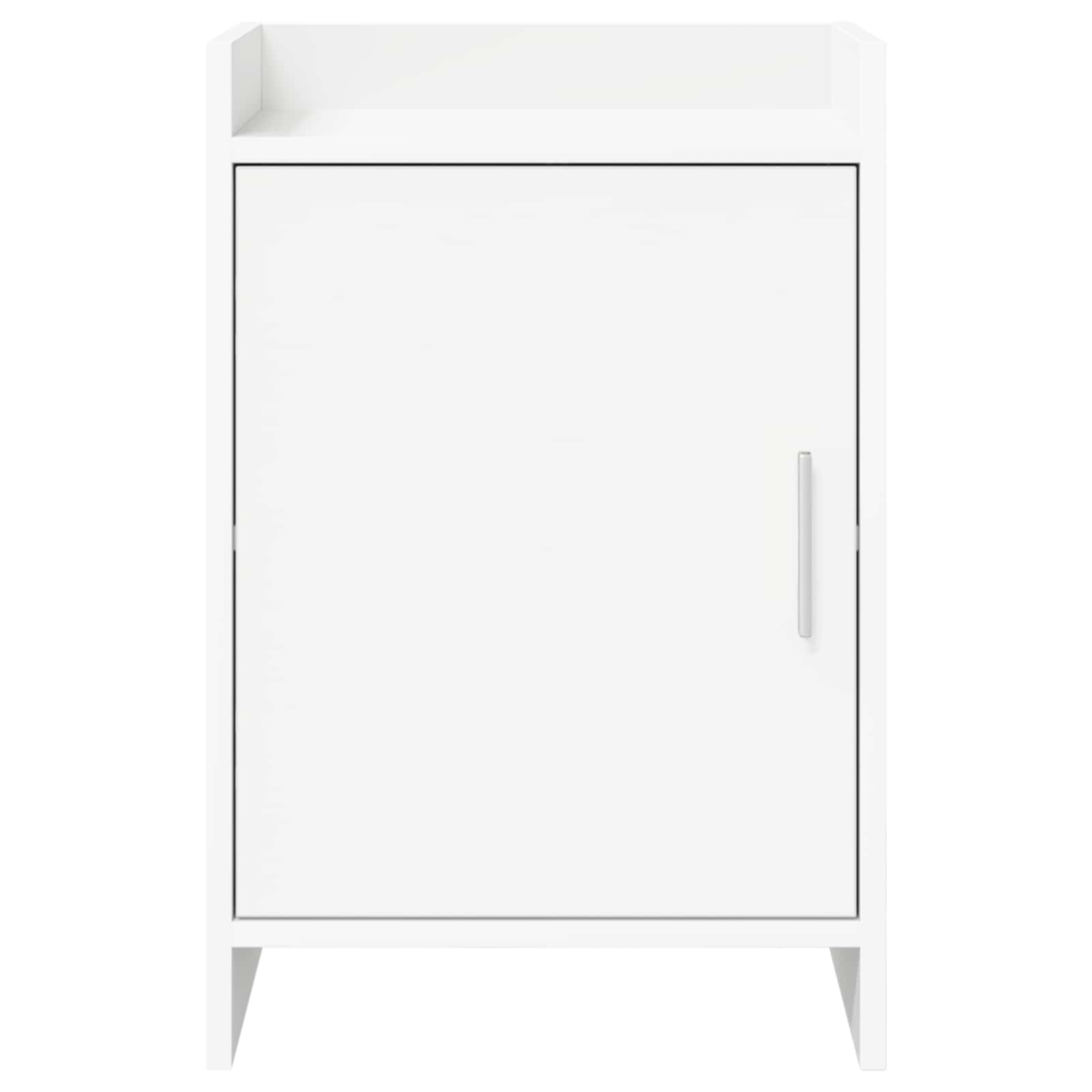 Κομοδίνα Λευκό 40 x 30 x 60 cm Επεξεργασμένο Ξύλο