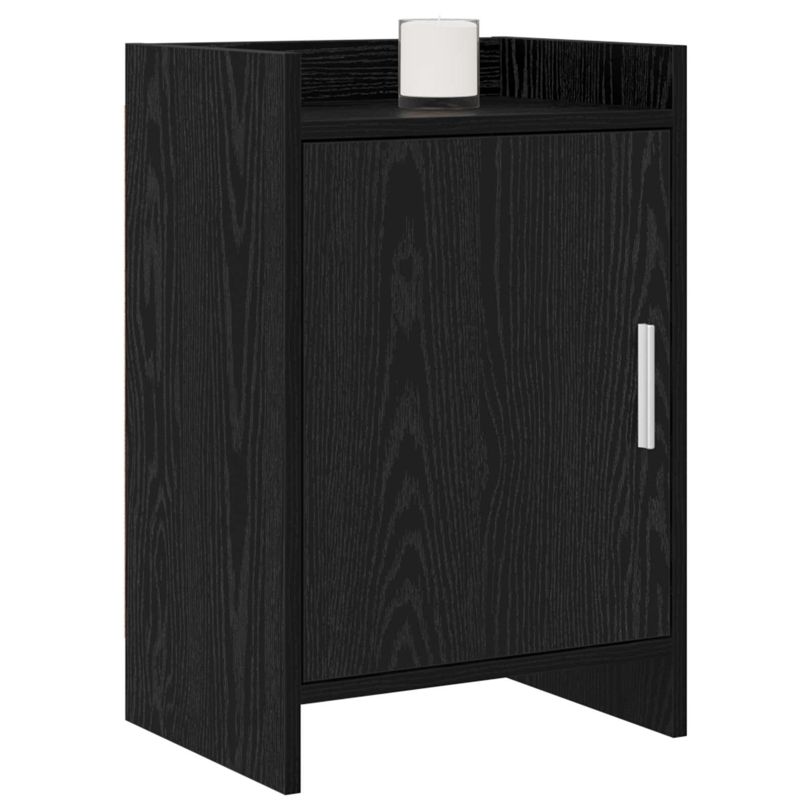 Κομοδίνα 2 pcs Μαύρη Δρυς 40 x 30 x 60 cm Επεξεργασμένο Ξύλο
