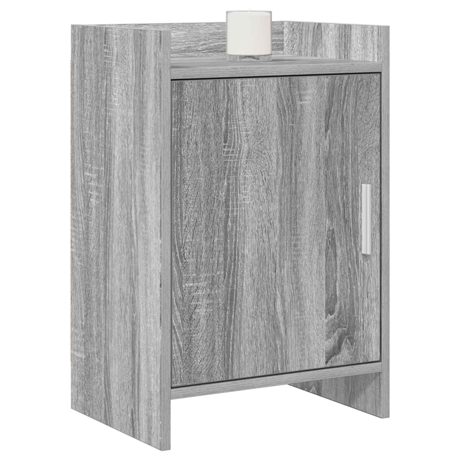 Κομοδίνα 2 pcs Γκρι Sonoma 40 x 30 x 60 cm Επεξεργασμένο Ξύλο