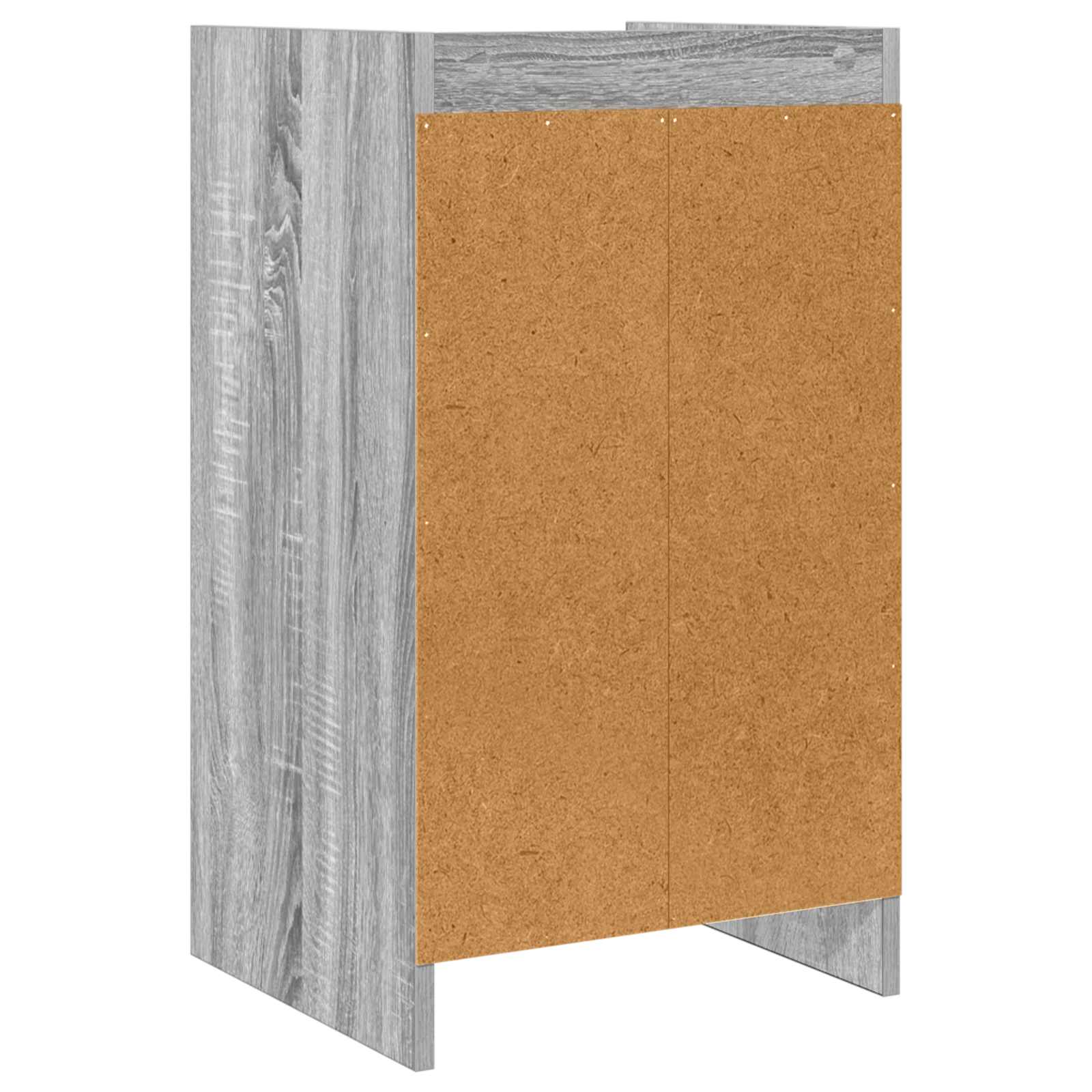 Κομοδίνα Γκρι Sonoma 40 x 36 x 70 εκ. Επεξεργασμένο Ξύλο