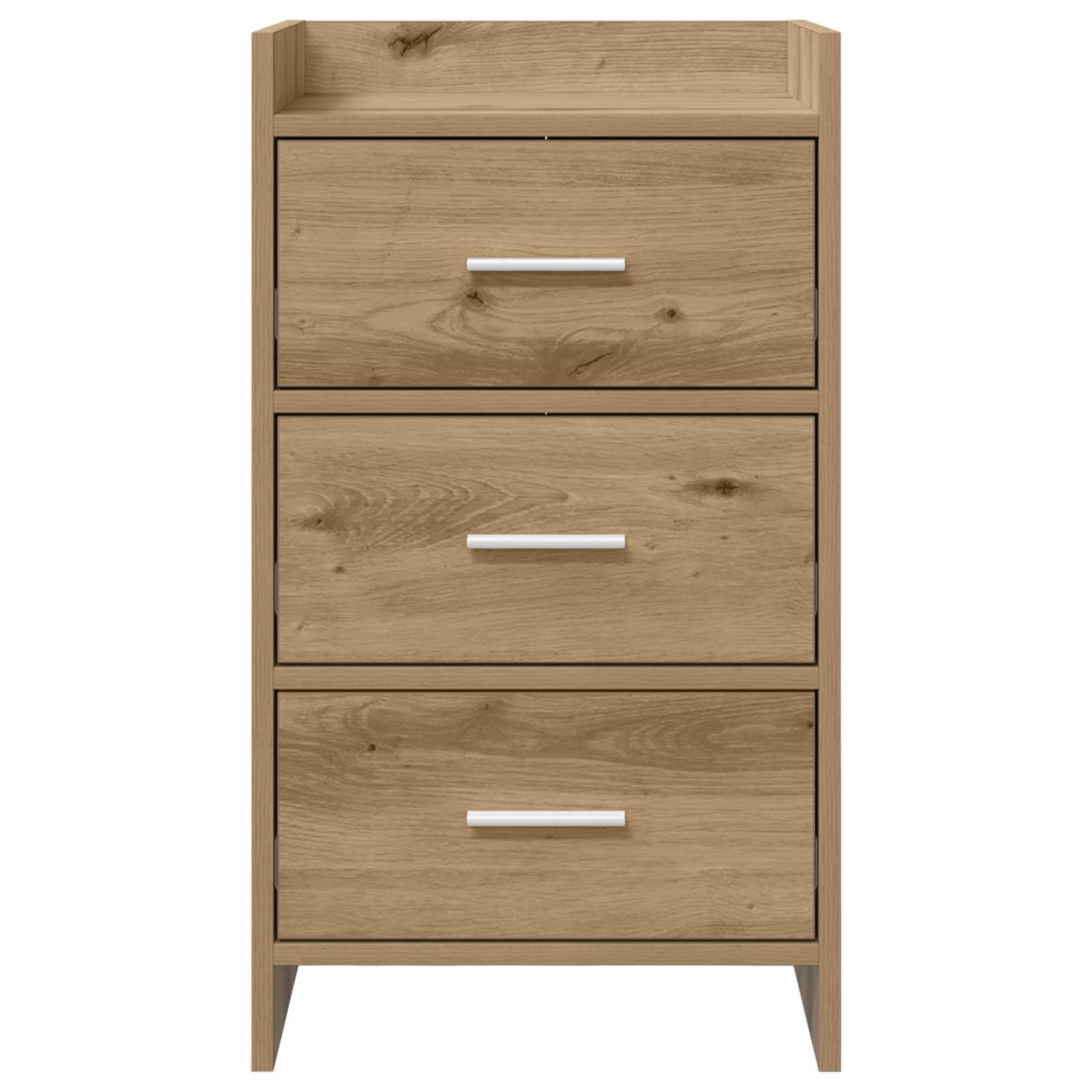 Κομοδίνα Artisan Δρυς 40 x 36 x 70 εκ. Επεξεργασμένο Ξύλο
