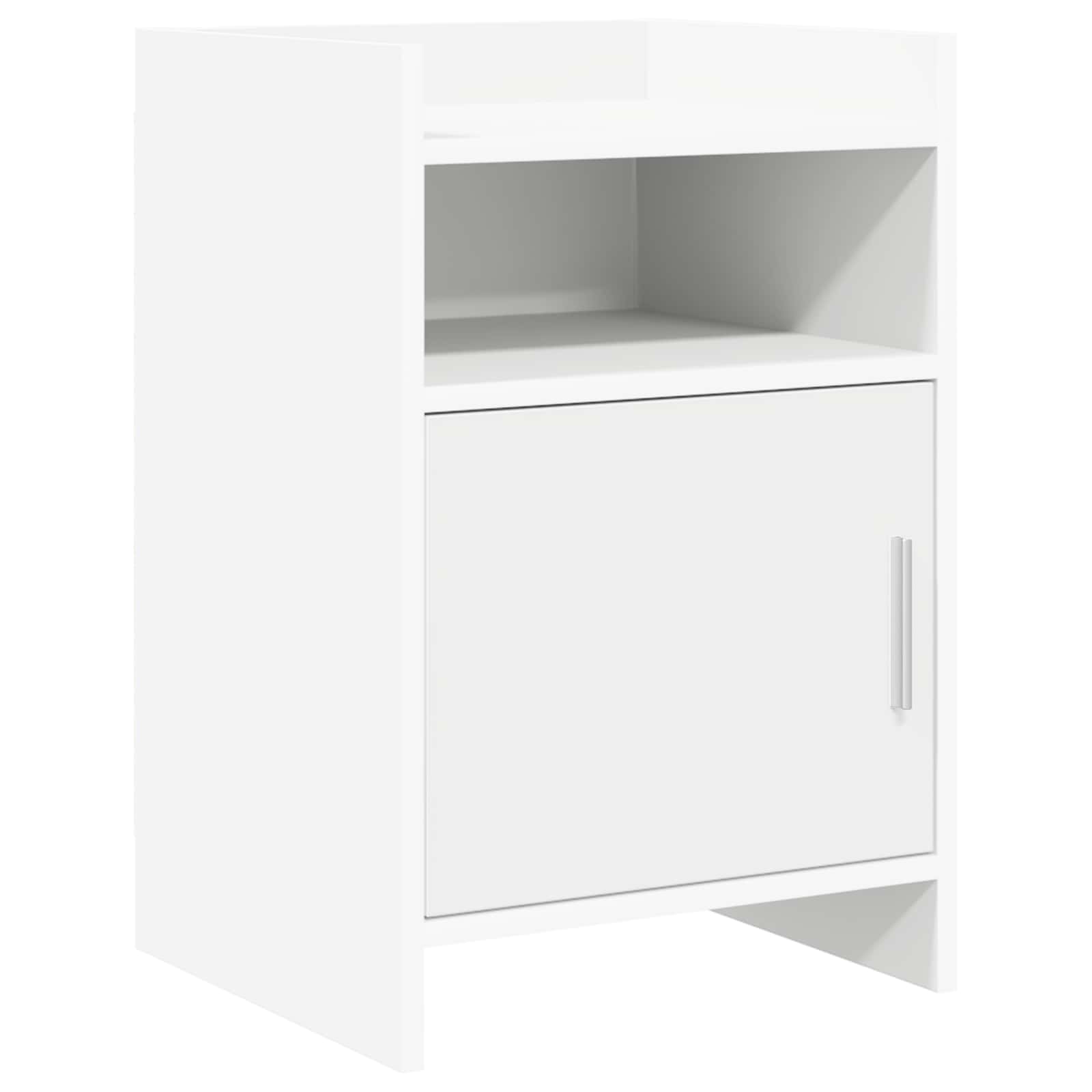 Κομοδίνα Λευκό 40 x 36 x 60 εκ Επεξεργασμένο Ξύλο