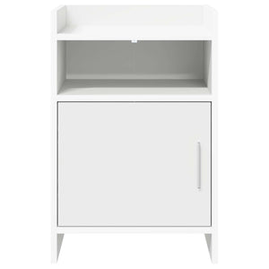 Κομοδίνα 2 pcs Λευκό 40 x 36 x 60 εκ Επεξεργασμένο Ξύλο - Pakobazaar