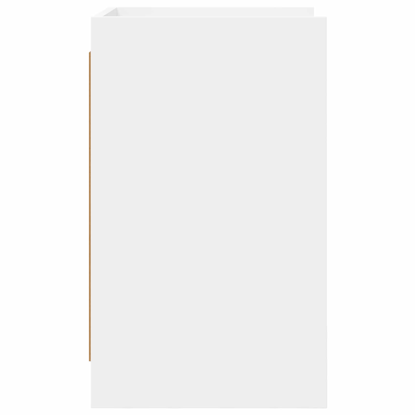 Κομοδίνα 2 pcs Λευκό 40 x 36 x 60 εκ Επεξεργασμένο Ξύλο - Pakobazaar