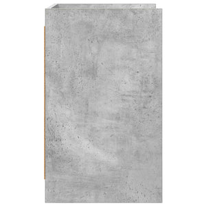 Κομοδίνα Γκρι Σκυροδέματος 40 x 36 x 60 εκ Επεξεργασμένο Ξύλο - Pakobazaar