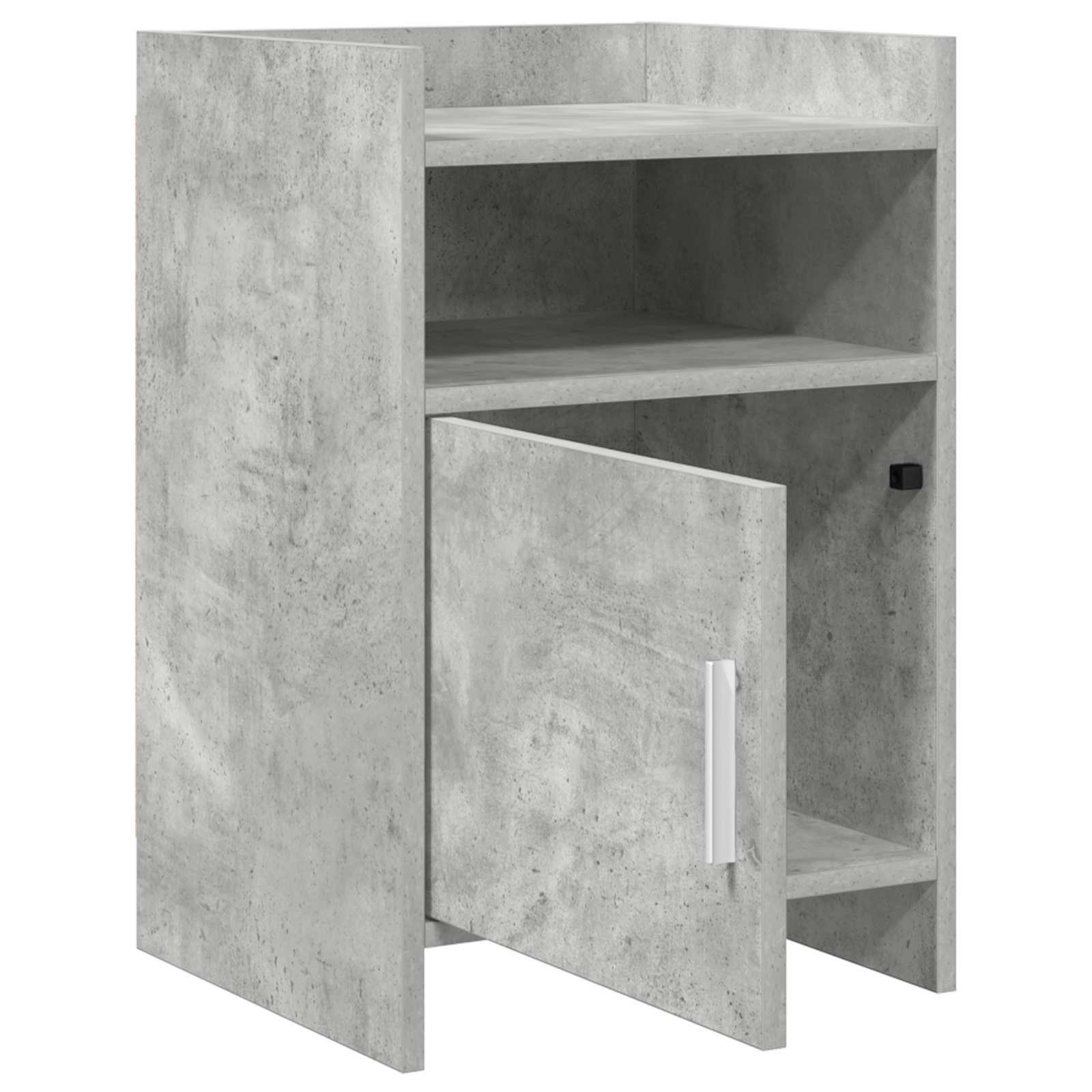 Κομοδίνα 2 pcs Γκρι Σκυροδέματος 40 x 36 x 60 εκ
