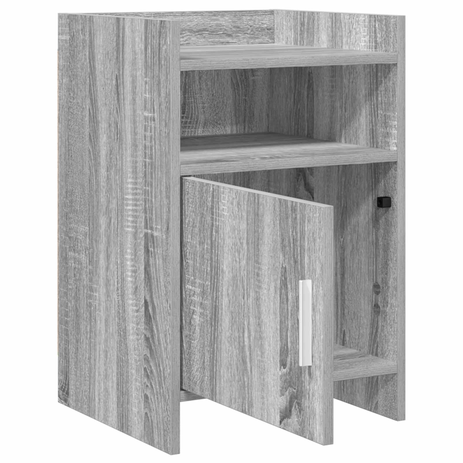 Κομοδίνα 2 pcs Γκρι Sonoma 40 x 36 x 60 εκ Επεξεργασμένο Ξύλο - Pakobazaar
