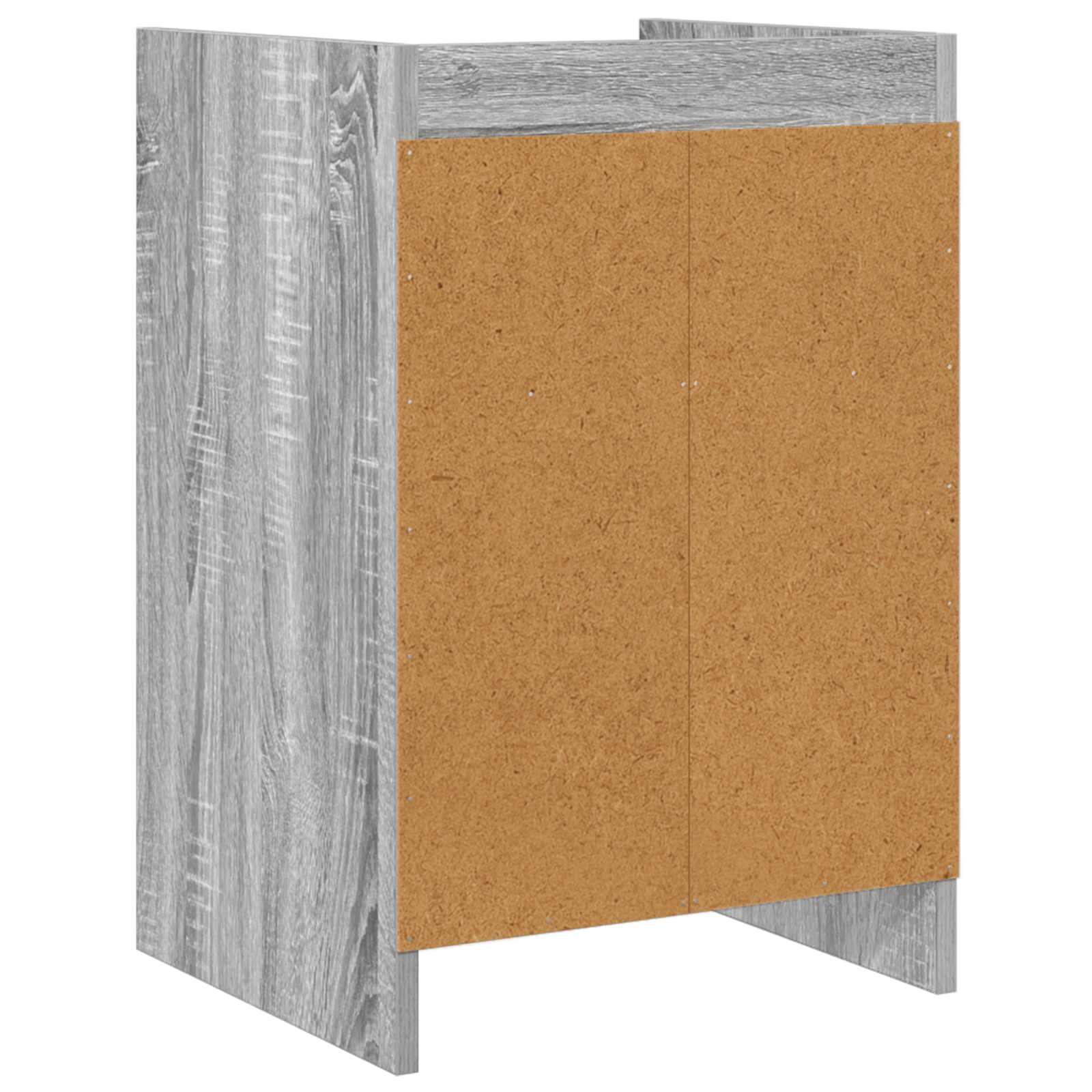 Κομοδίνα 2 pcs Γκρι Sonoma 40 x 36 x 60 εκ Επεξεργασμένο Ξύλο - Pakobazaar