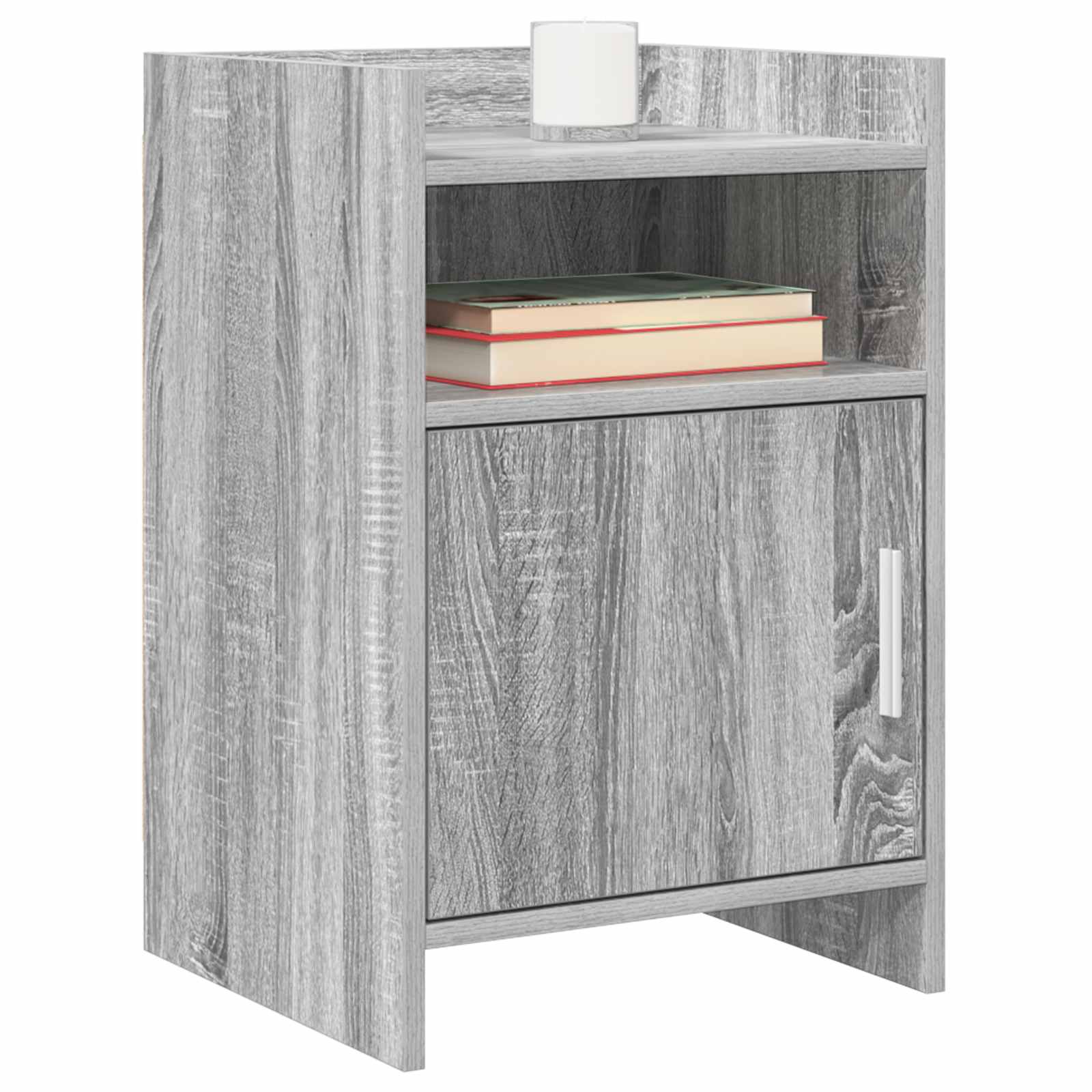 Κομοδίνα 2 pcs Γκρι Sonoma 40 x 36 x 60 εκ Επεξεργασμένο Ξύλο - Pakobazaar