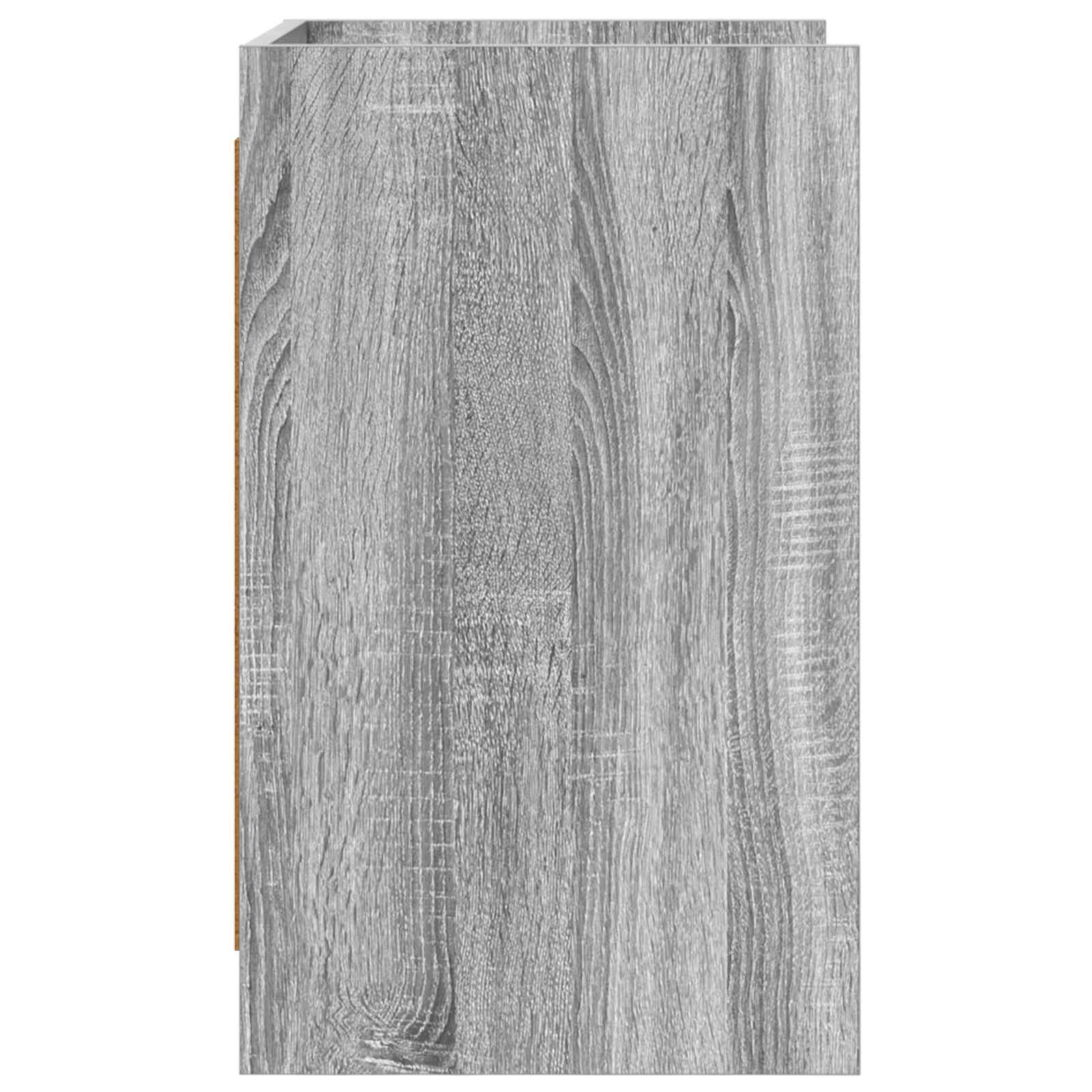 Κομοδίνα 2 pcs Γκρι Sonoma 40 x 36 x 60 εκ Επεξεργασμένο Ξύλο - Pakobazaar