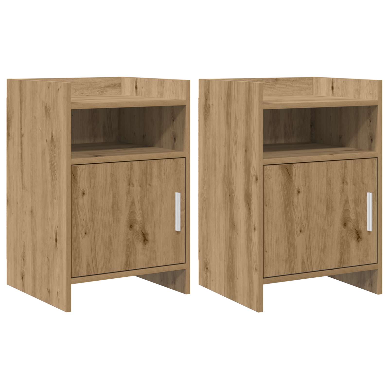 Κομοδίνα 2 pcs Artisan Δρυς 40 x 36 x 60 εκ Επεξεργασμένο Ξύλο