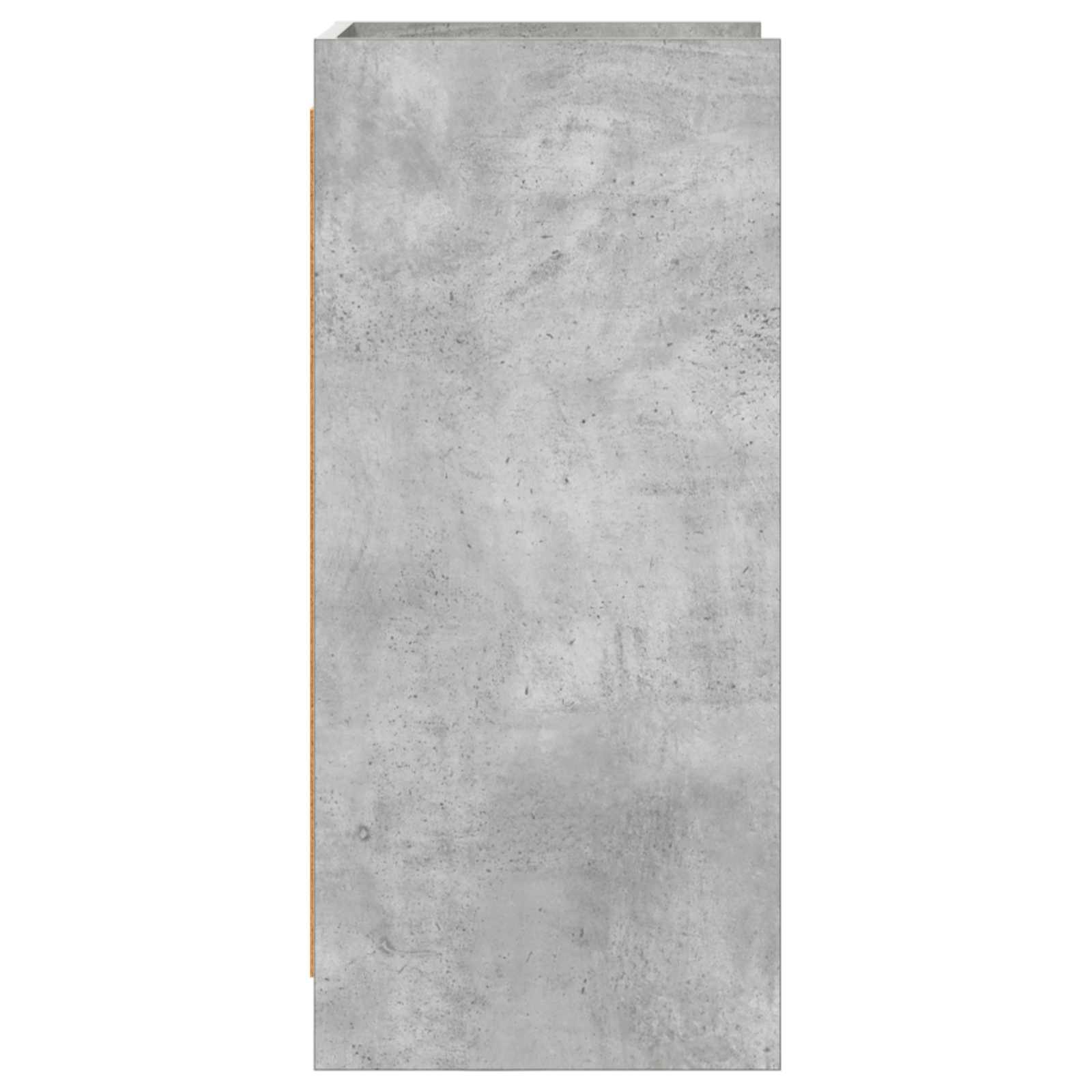 Πλαϊνό γραφείο Γκρι Σκυροδέματος 40 x 36 x 80 εκ