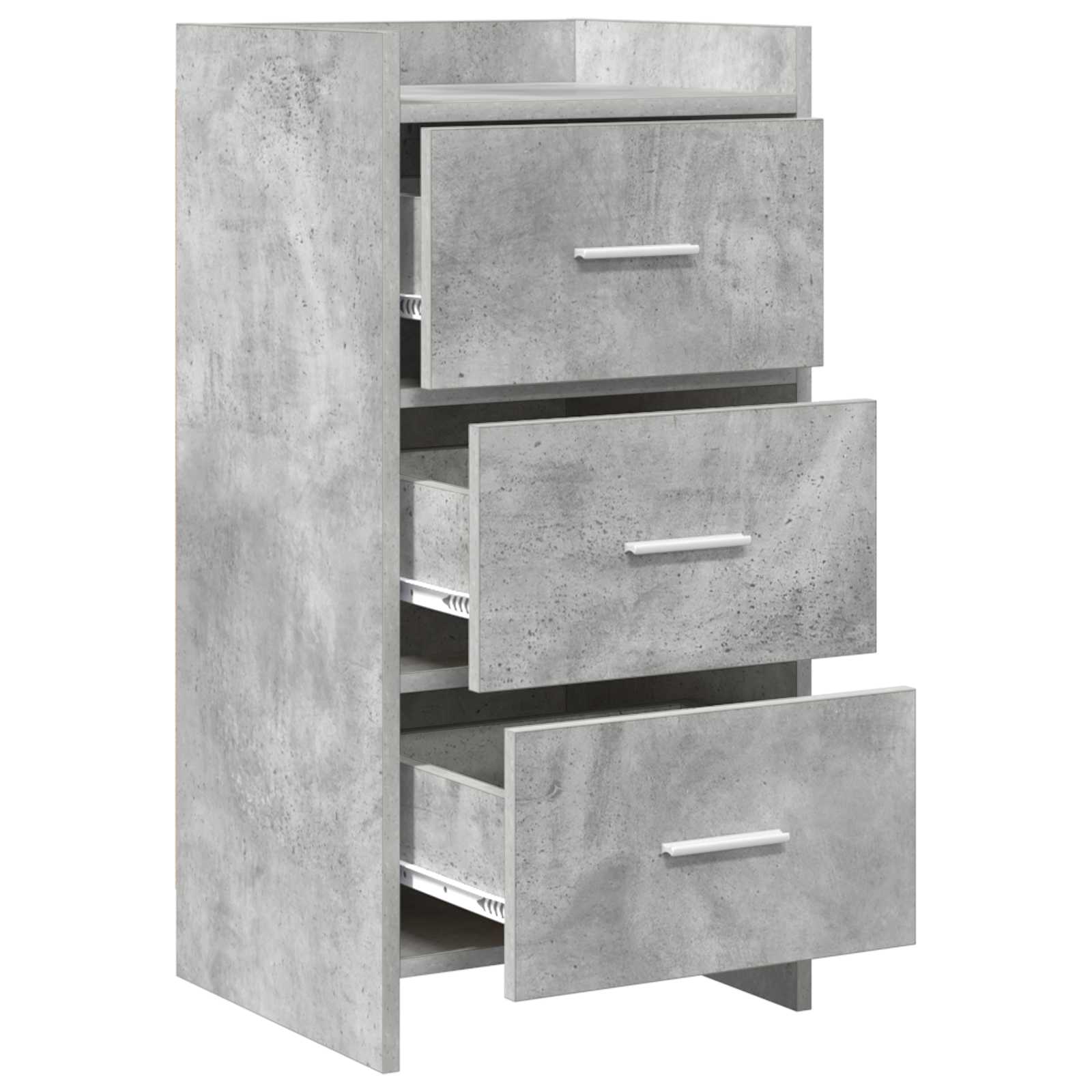 Πλαϊνό γραφείο Γκρι Σκυροδέματος 40 x 36 x 80 εκ
