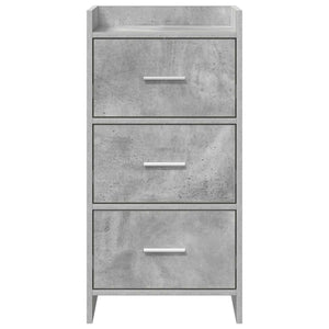 Πλαϊνό γραφείο Γκρι Σκυροδέματος 40 x 36 x 80 εκ - Pakobazaar