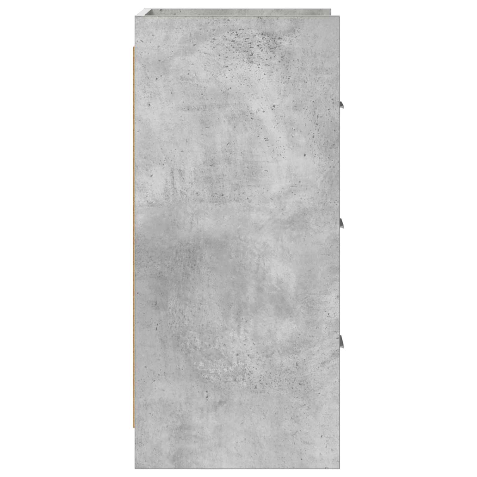Πλαϊνό γραφείο Γκρι Σκυροδέματος 40 x 36 x 80 εκ