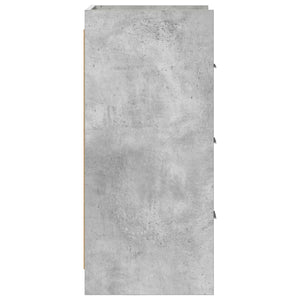 Πλαϊνό γραφείο Γκρι Σκυροδέματος 40 x 36 x 80 εκ - Pakobazaar