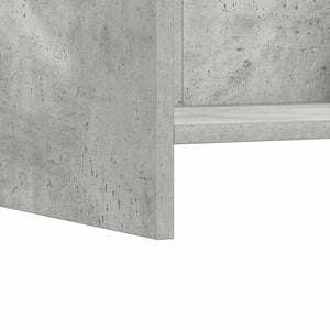 Πλαϊνό γραφείο Γκρι Σκυροδέματος 40 x 36 x 80 εκ - Pakobazaar