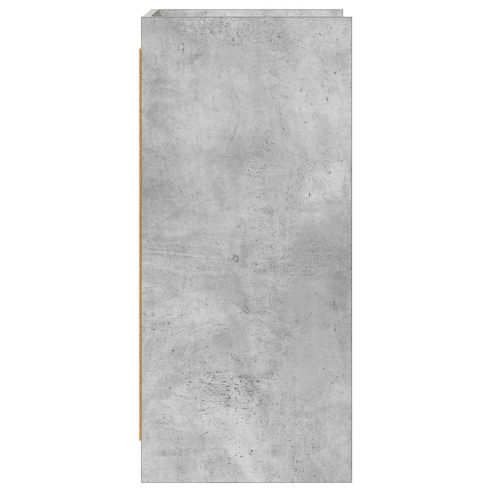 Πλαϊνό γραφείο Γκρι Σκυροδέματος 40 x 36 x 80 εκ