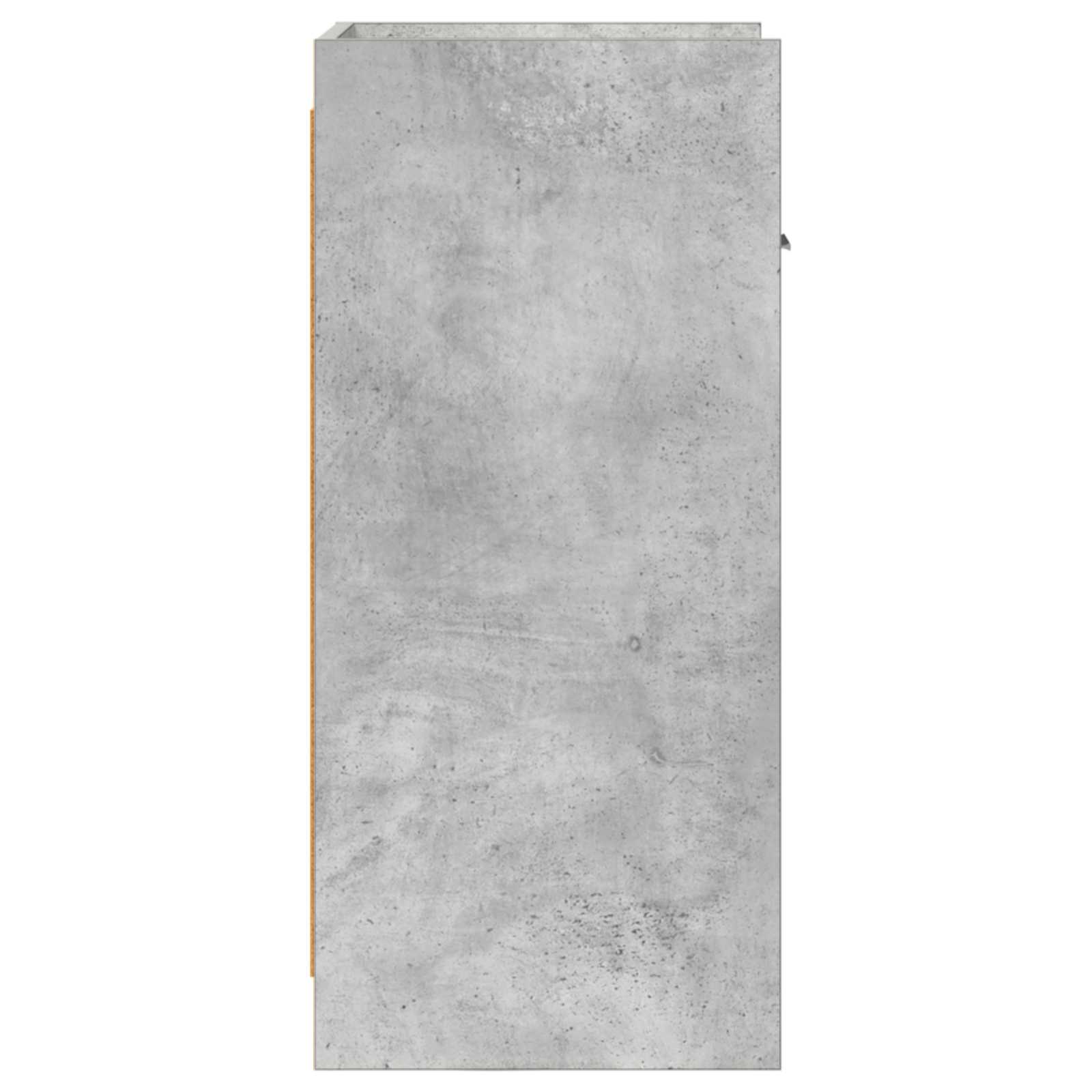 Πλαϊνό γραφείο Γκρι Σκυροδέματος 40 x 36 x 80 εκ
