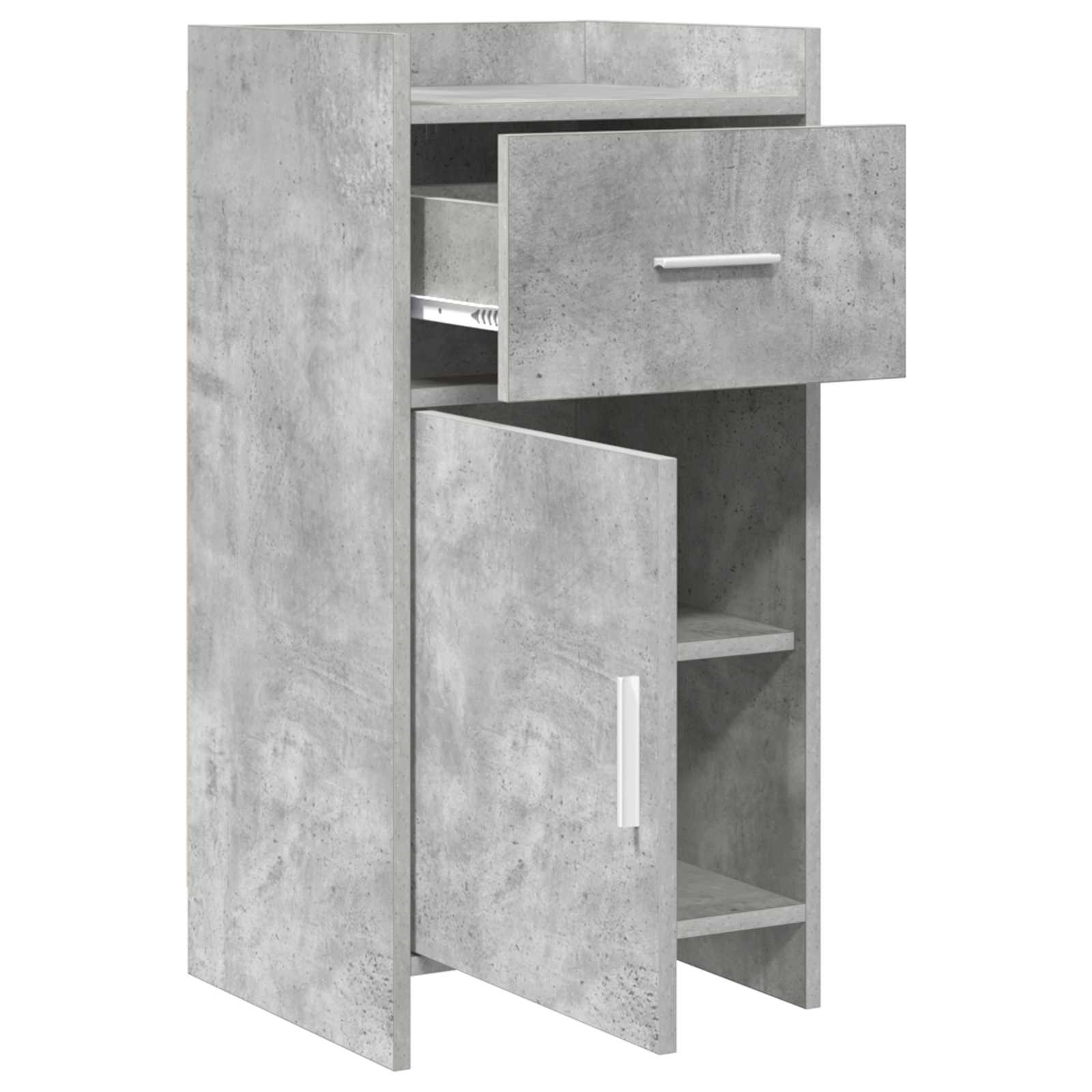 Πλαϊνό γραφείο Γκρι Σκυροδέματος 40 x 36 x 80 εκ