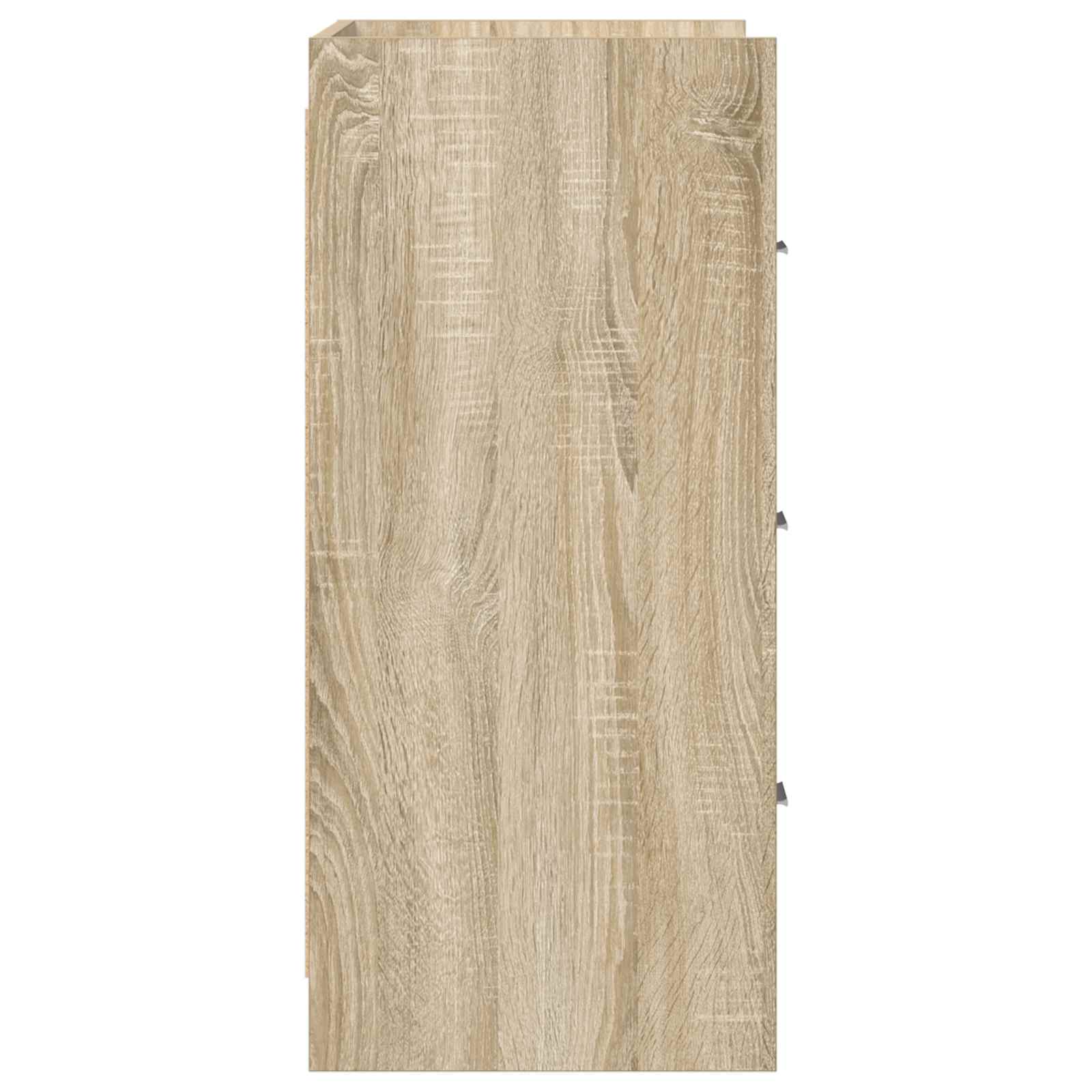 Πλαϊνό γραφείο Sonoma Δρυς 75 x 33 x 80 εκ Επεξεργασμένο Ξύλο - Pakobazaar