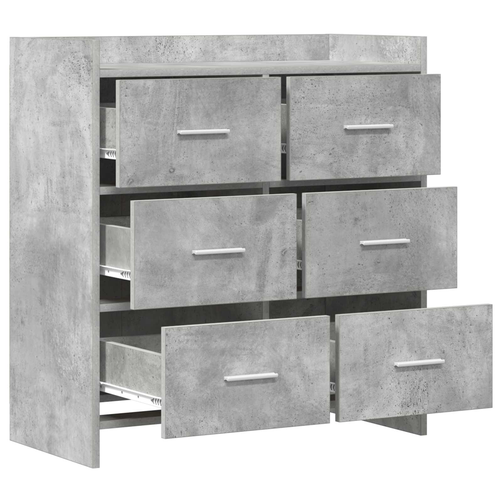 Πλαϊνό γραφείο Γκρι Σκυροδέματος 75 x 33 x 80 εκ