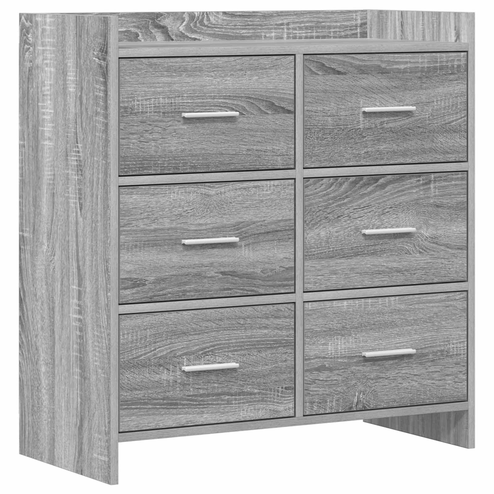 Πλαϊνό γραφείο Γκρι Sonoma 75 x 33 x 80 εκ Επεξεργασμένο Ξύλο