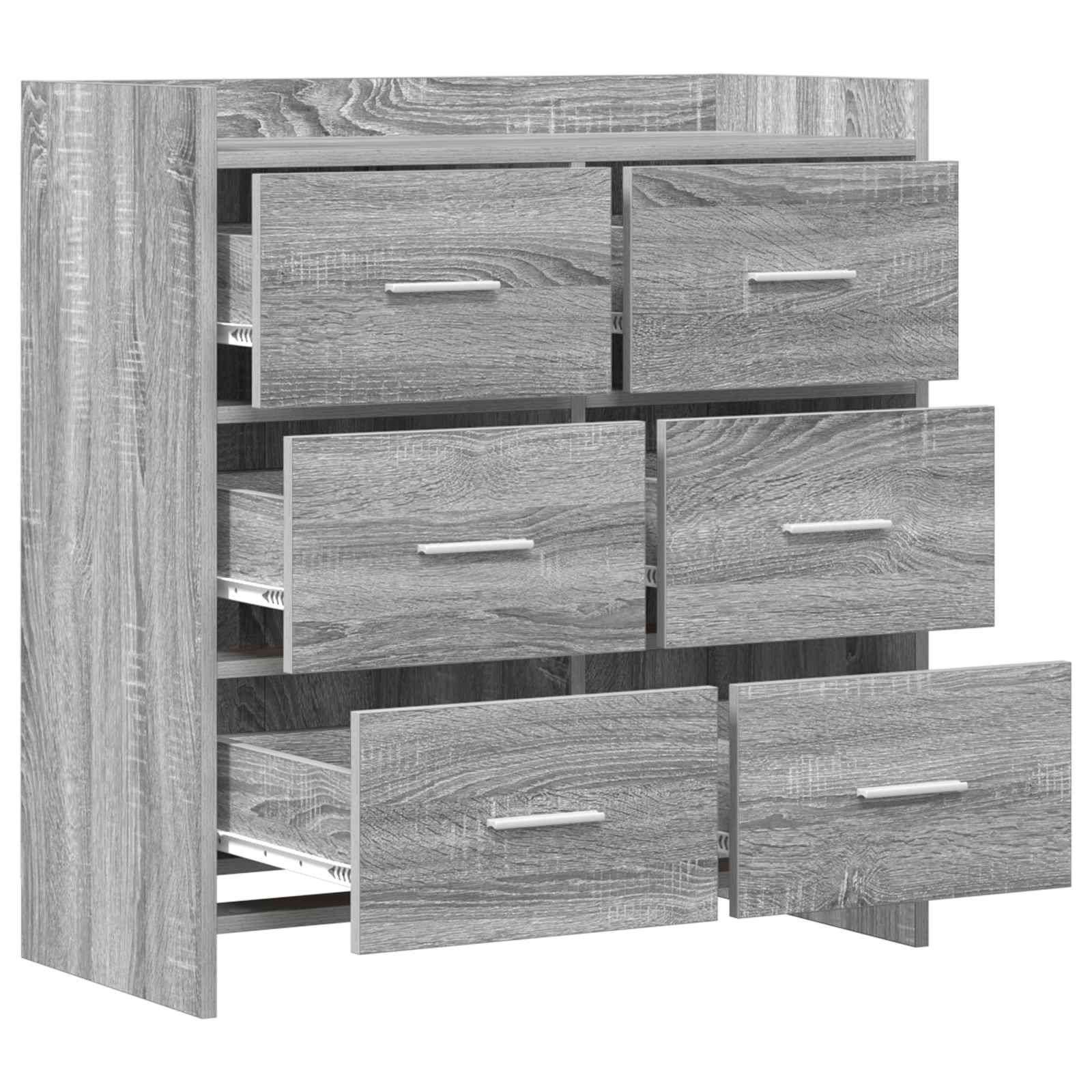 Πλαϊνό γραφείο Γκρι Sonoma 75 x 33 x 80 εκ Επεξεργασμένο Ξύλο