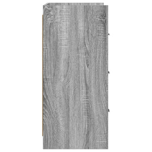 Πλαϊνό γραφείο Γκρι Sonoma 75 x 33 x 80 εκ Επεξεργασμένο Ξύλο - Pakobazaar