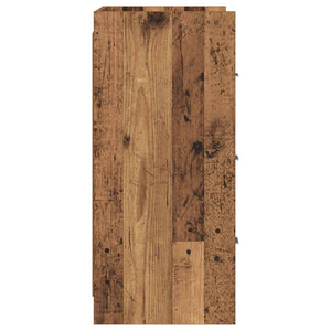 Πλαϊνό γραφείο Παλαιωμένο ξύλο 75 x 33 x 80 εκ - Pakobazaar