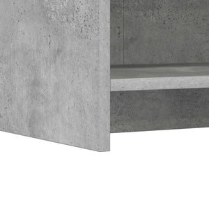 Πλαϊνό γραφείο Γκρι Σκυροδέματος 75 x 36 x 80 εκ - Pakobazaar