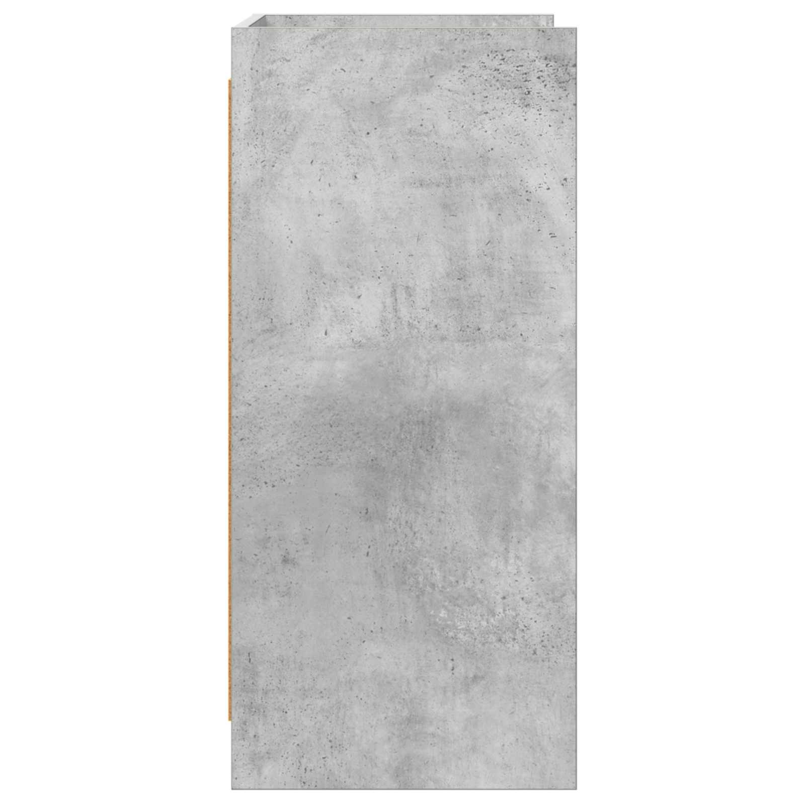 Πλαϊνό γραφείο Γκρι Σκυροδέματος 75 x 36 x 80 εκ