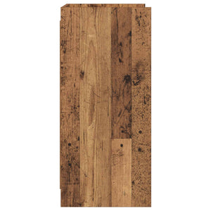 Πλαϊνό γραφείο Παλαιωμένο ξύλο 75 x 36 x 80 εκ - Pakobazaar