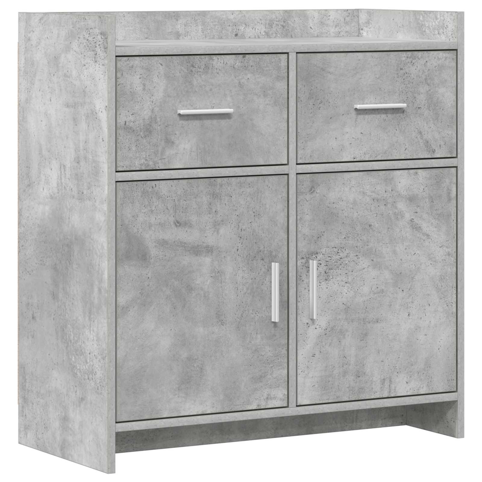 Πλαϊνό γραφείο Γκρι Σκυροδέματος 75 x 36 x 80 εκ