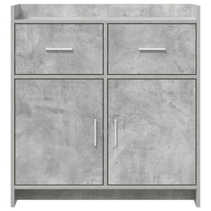 Πλαϊνό γραφείο Γκρι Σκυροδέματος 75 x 36 x 80 εκ - Pakobazaar