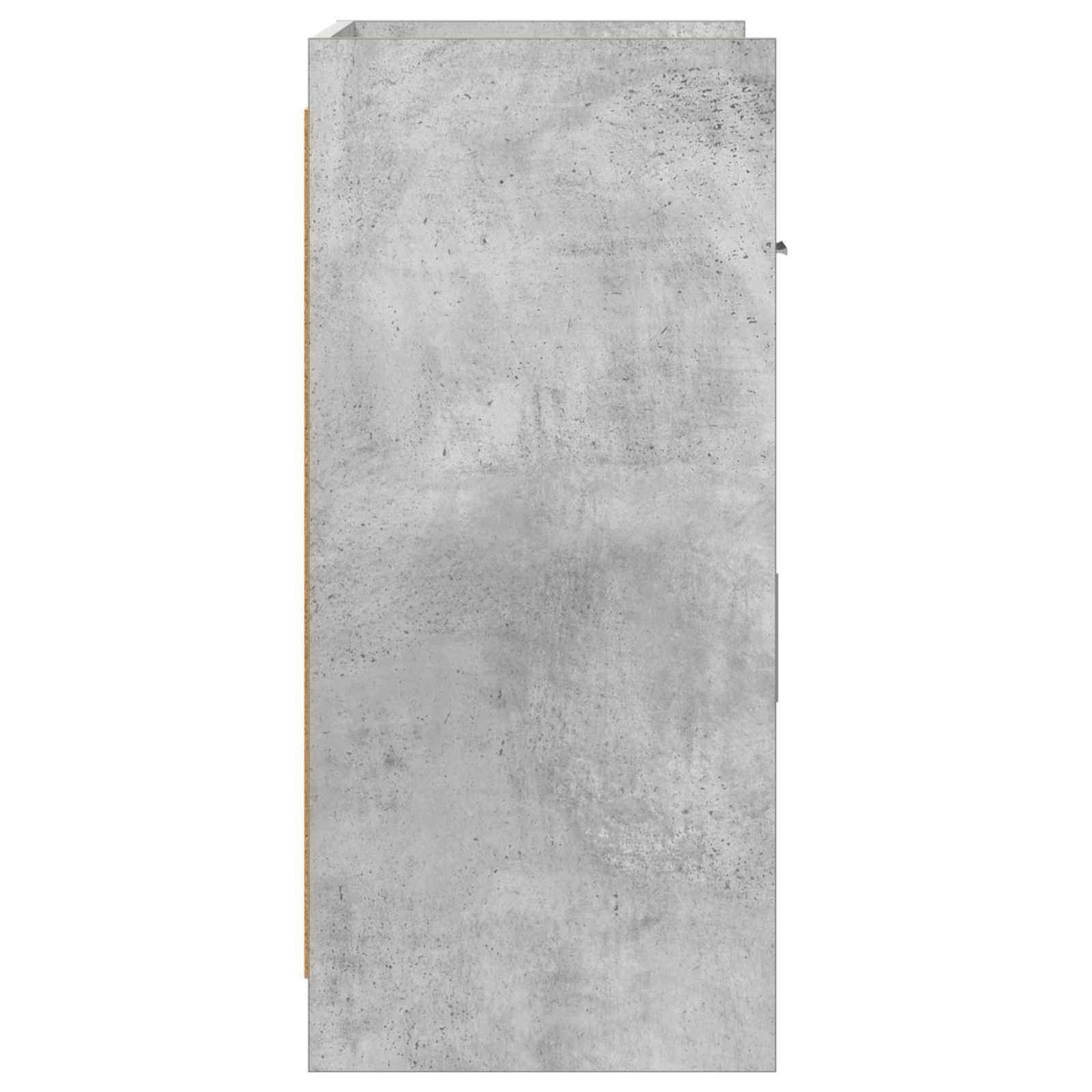 Πλαϊνό γραφείο Γκρι Σκυροδέματος 75 x 36 x 80 εκ