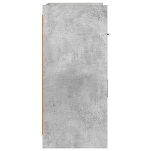 Πλαϊνό γραφείο Γκρι Σκυροδέματος 75 x 36 x 80 εκ - Pakobazaar