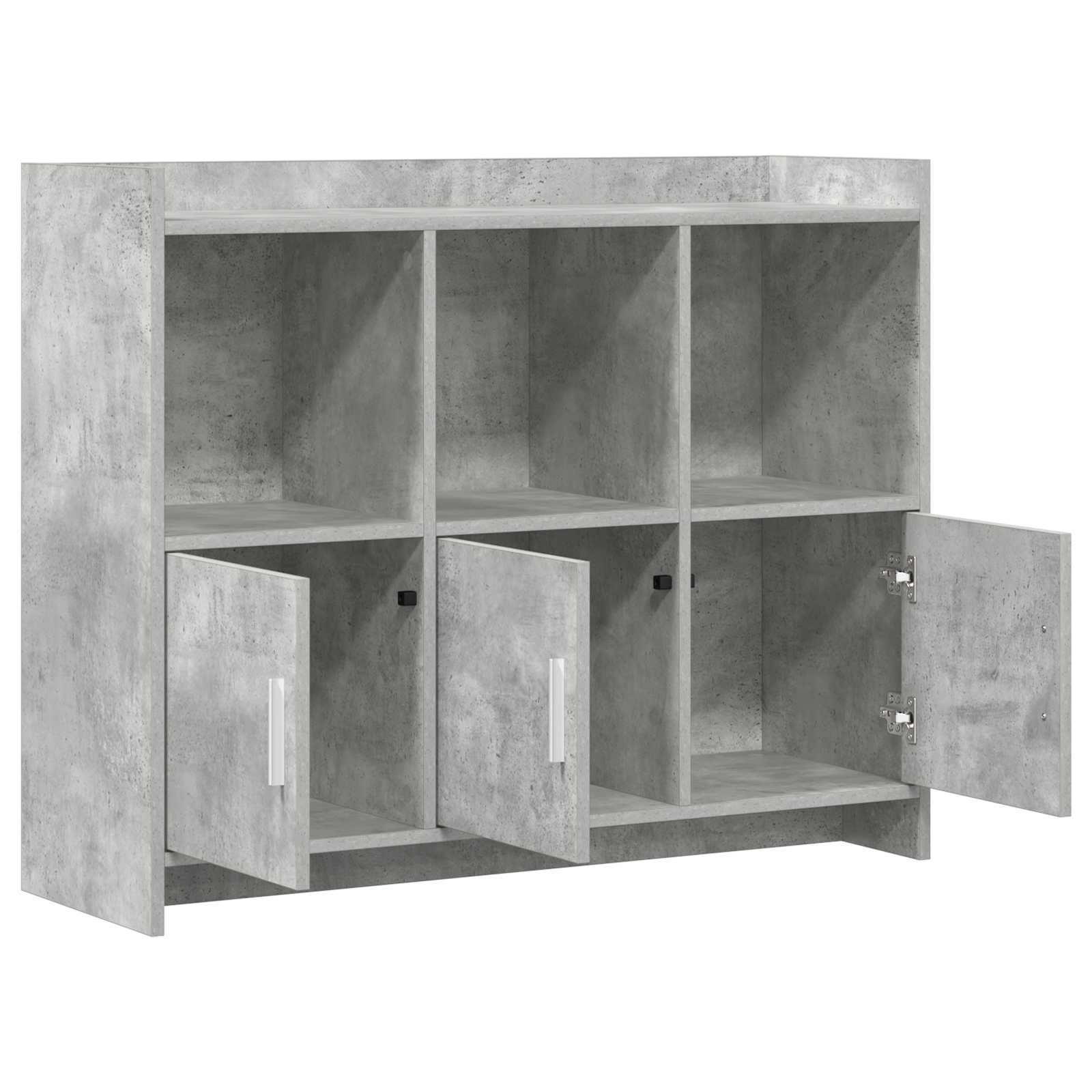 Πλαϊνό γραφείο Γκρι Σκυροδέματος 98,5 x 33 x 80 εκ