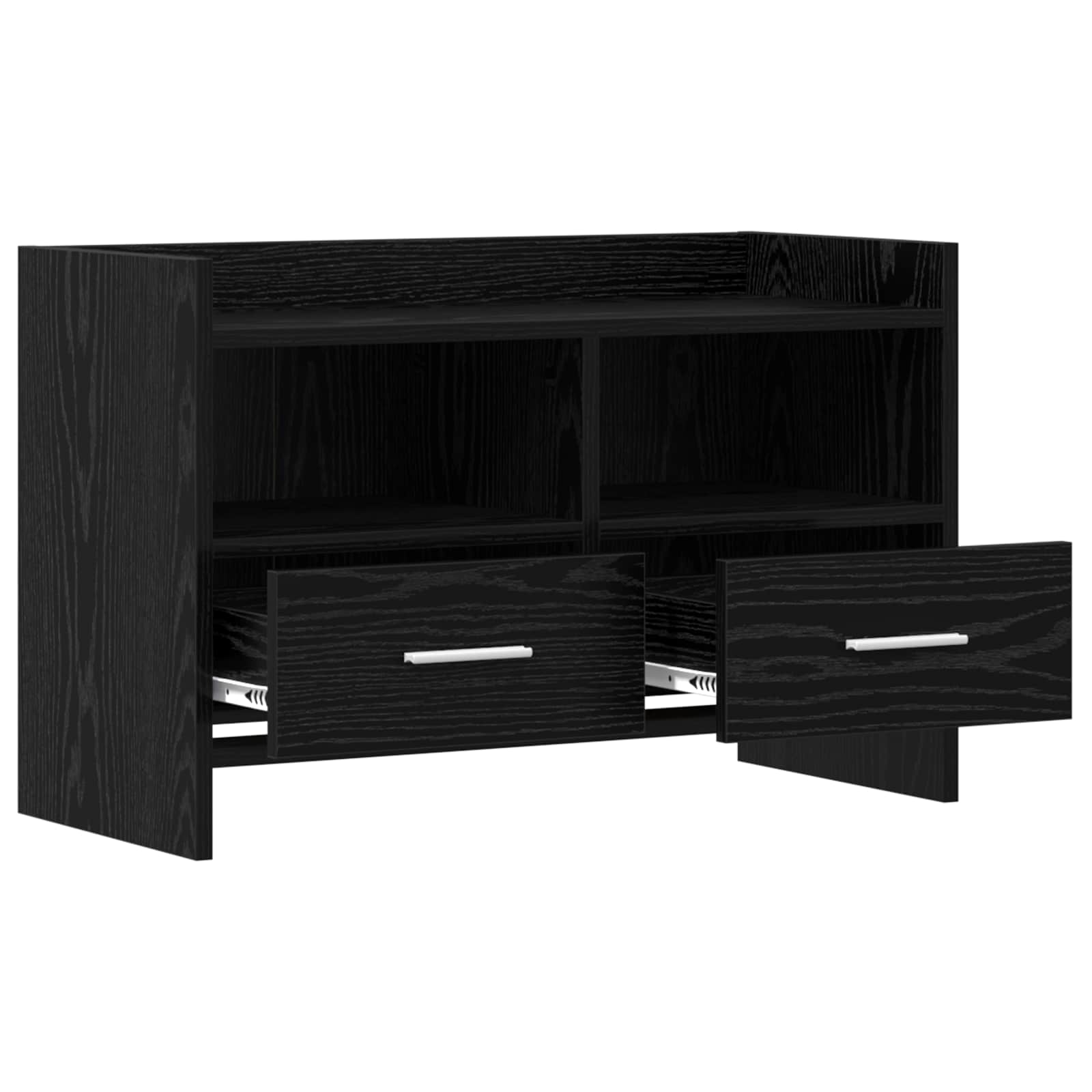 Ντουλάπι TV 71,5 x 33 x 47 εκ. Μαύρη Δρυς Επεξεργασμένο Ξύλο