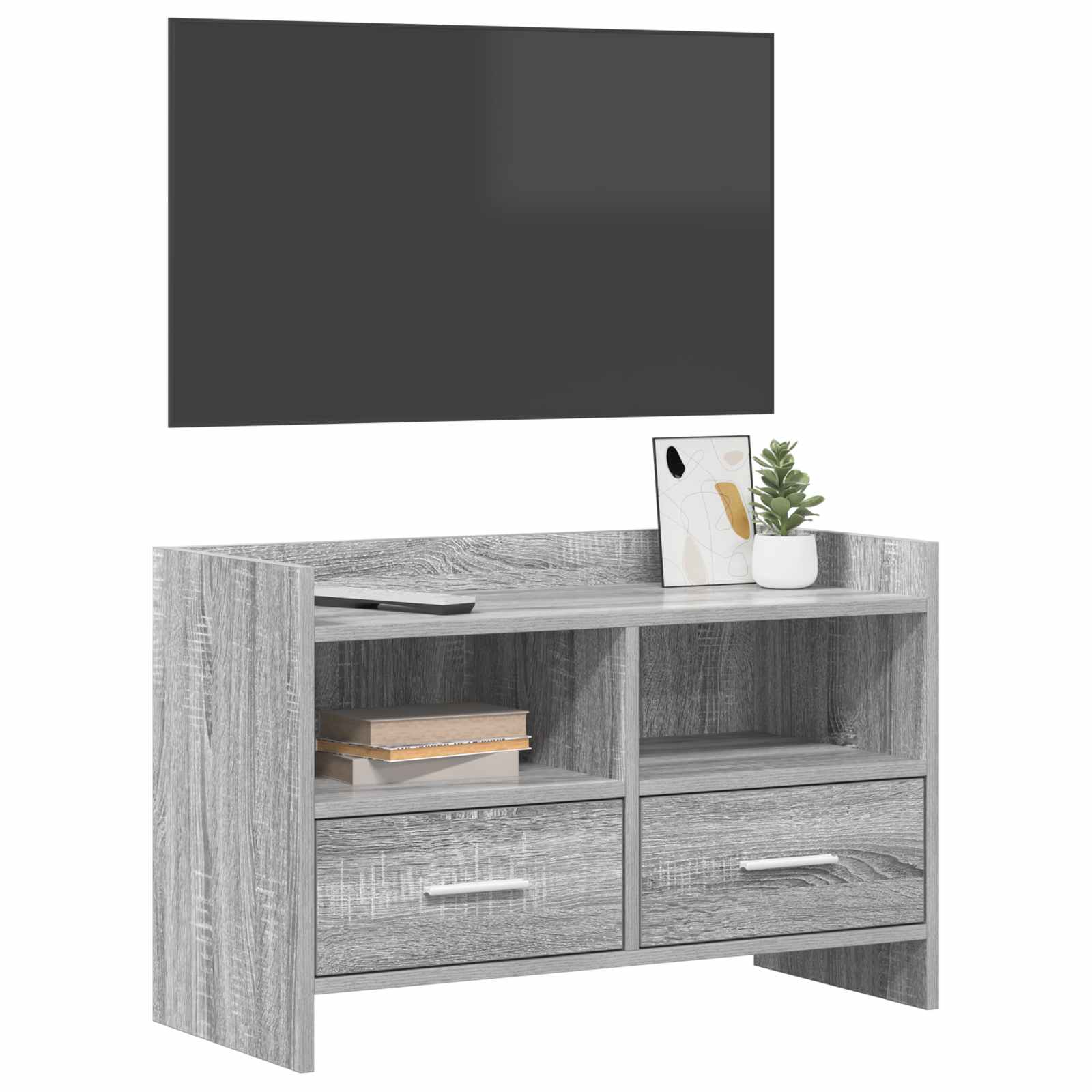 Ντουλάπι TV 71,5 x 33 x 47 εκ. Γκρι Sonoma Επεξεργασμένο Ξύλο