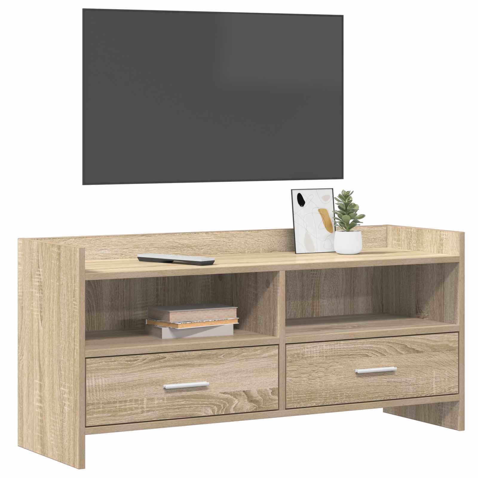 Ντουλάπι TV 100 x 33 x 47 εκ Sonoma Δρυς Επεξεργασμένο Ξύλο