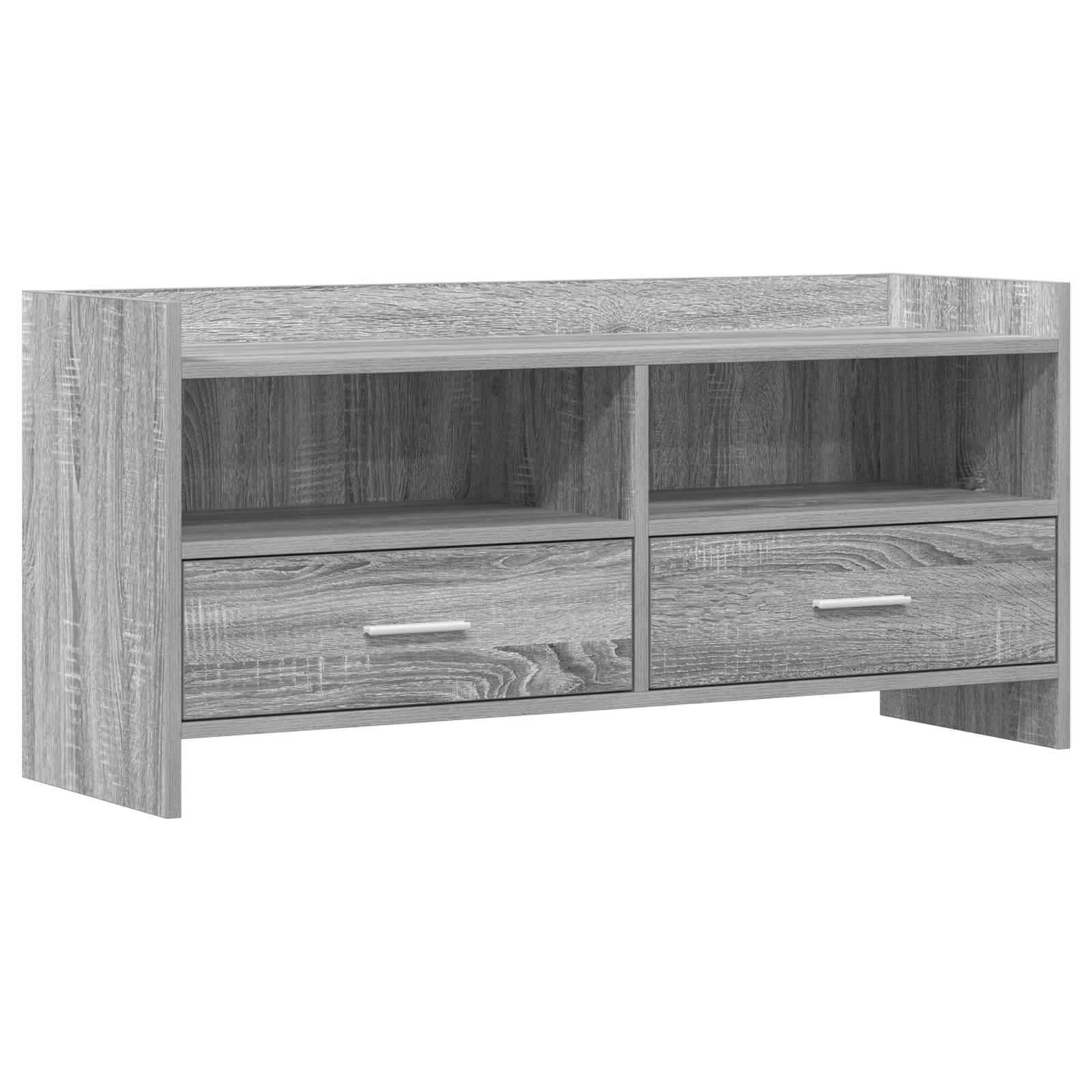 Ντουλάπι TV 100 x 33 x 47 εκ Γκρι Sonoma Επεξεργασμένο Ξύλο