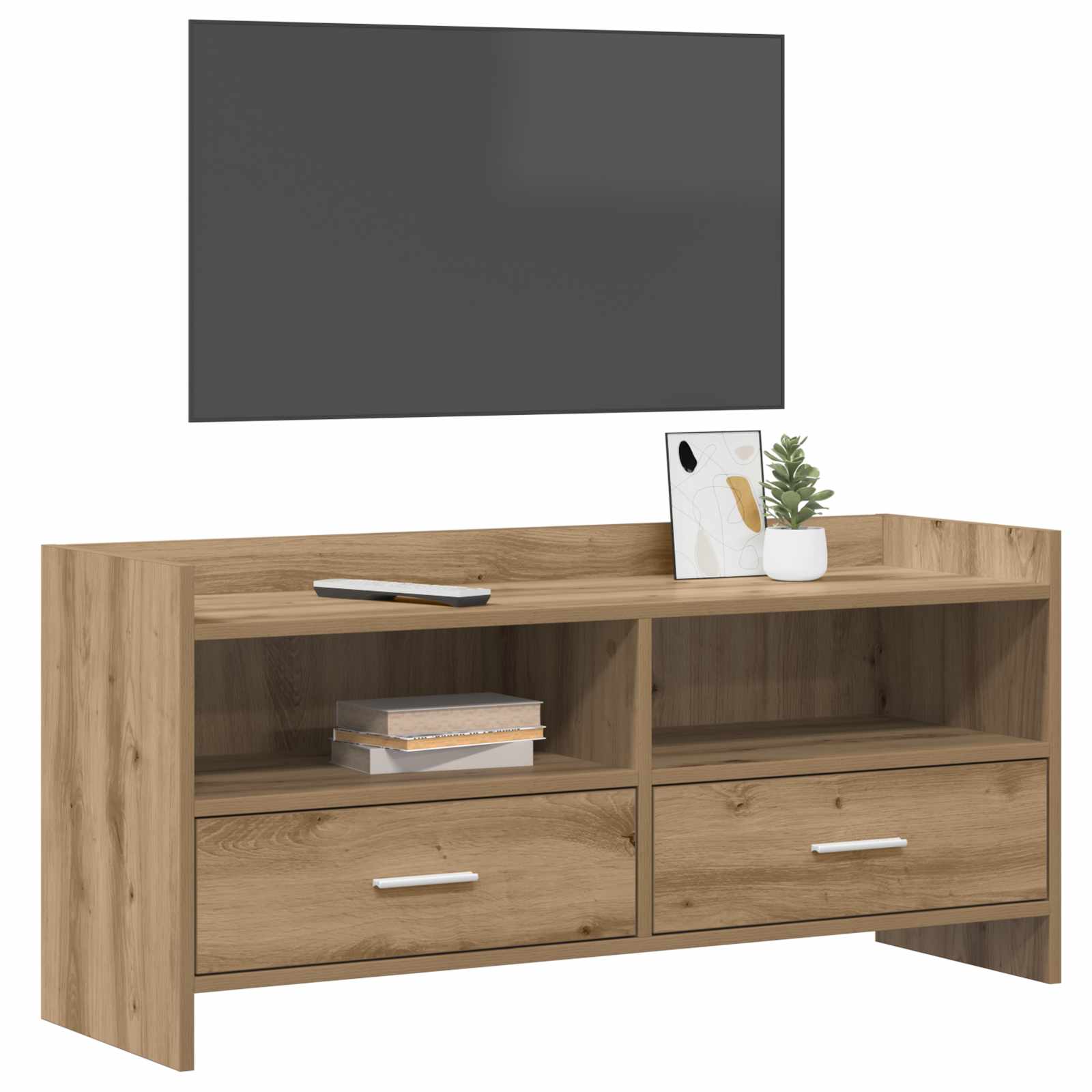 Ντουλάπι TV 100 x 33 x 47 εκ Artisan Δρυς Επεξεργασμένο Ξύλο