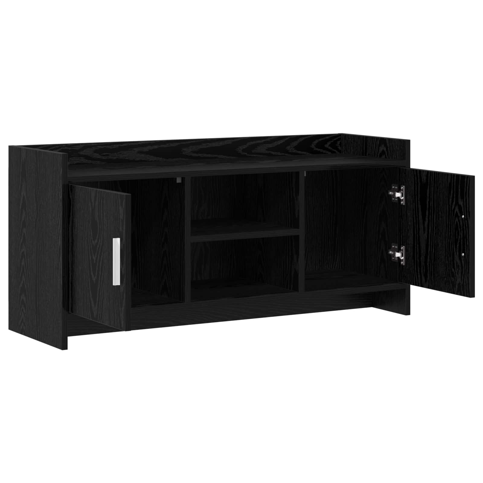 Ντουλάπι TV 102 x 33 x 47 εκ Μαύρη Δρυς Επεξεργασμένο Ξύλο