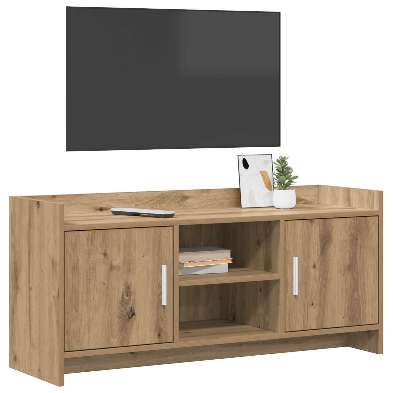 Ντουλάπι TV 102 x 33 x 47 εκ Artisan Δρυς Επεξεργασμένο Ξύλο - Pakobazaar
