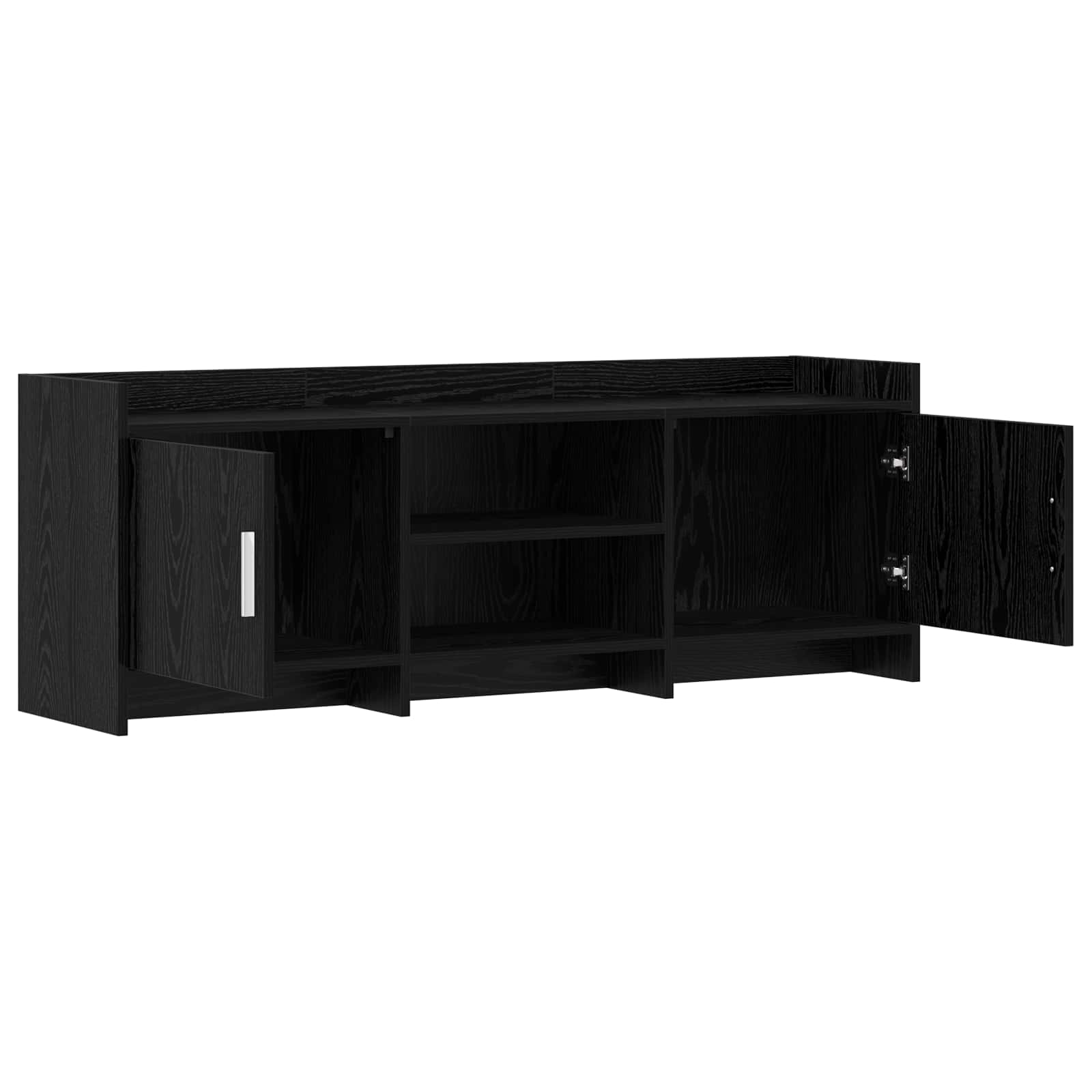Ντουλάπι TV 130 x 33 x 47 εκ Μαύρη Δρυς Επεξεργασμένο Ξύλο