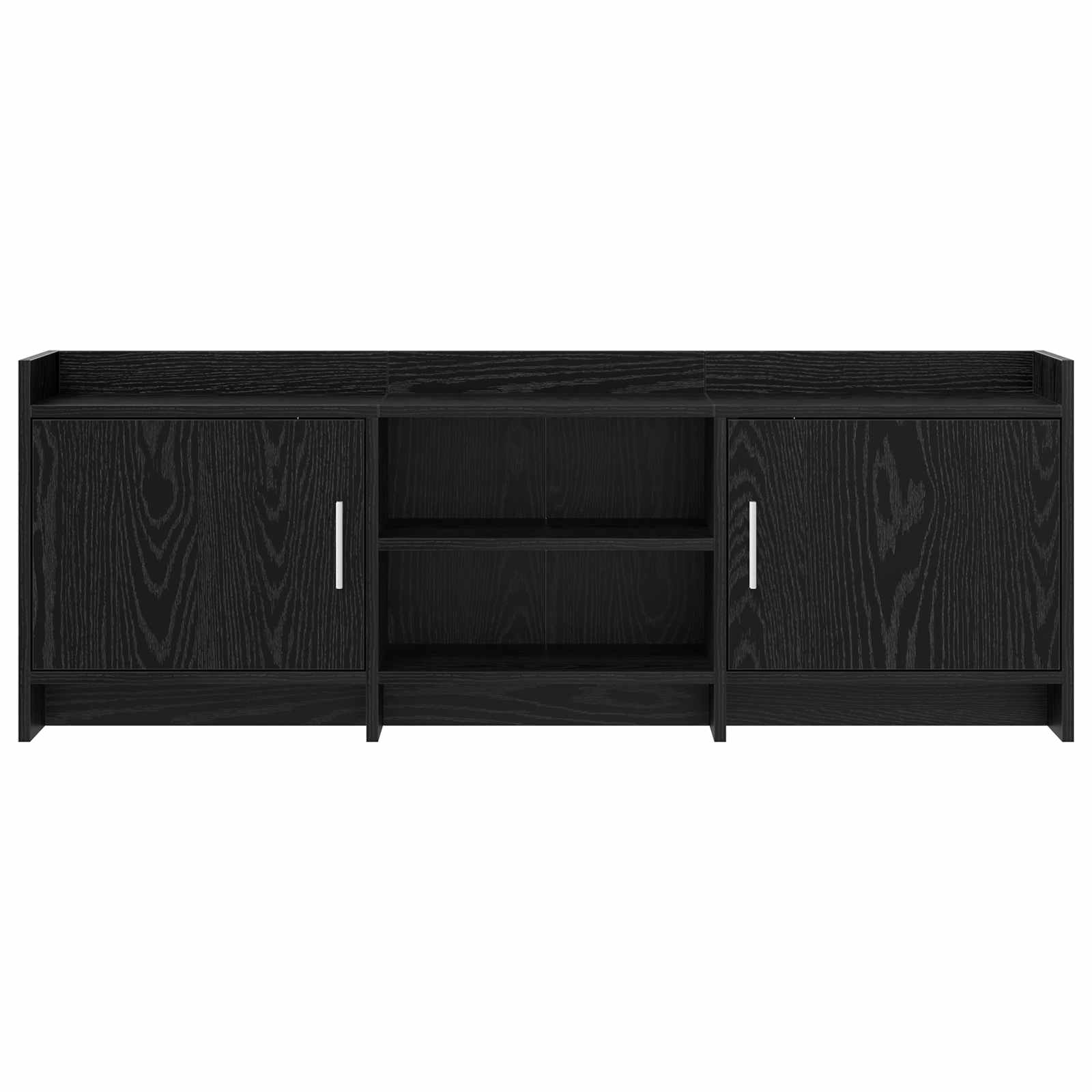 Ντουλάπι TV 130 x 33 x 47 εκ Μαύρη Δρυς Επεξεργασμένο Ξύλο