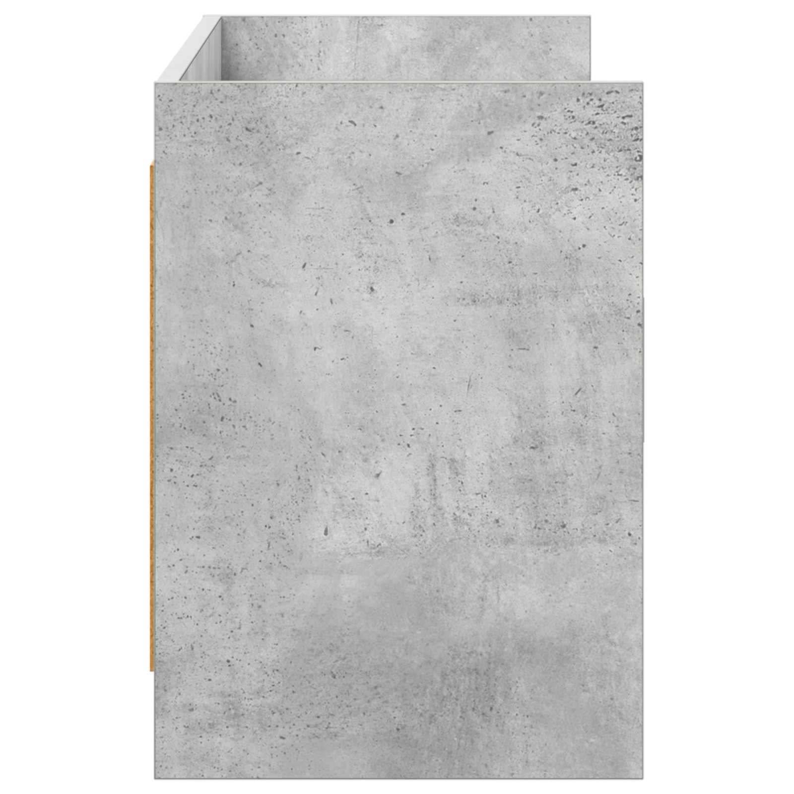 Ντουλάπι TV 130 x 33 x 47 εκ Γκρι Σκυροδέματος - Pakobazaar